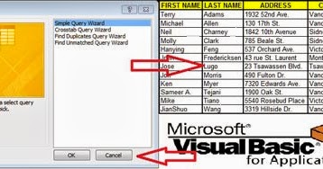 How to write querys in excel
